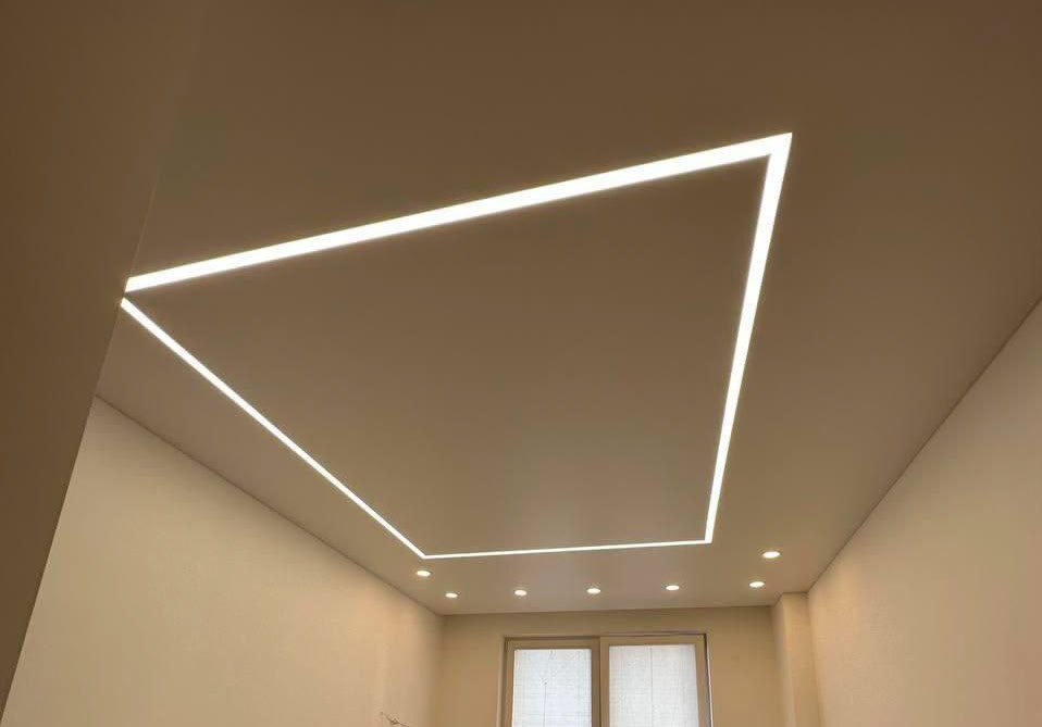 Матовые натяжные потолки 1