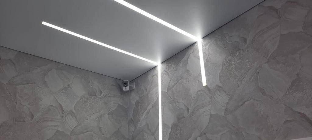 Матовые натяжные потолки 8