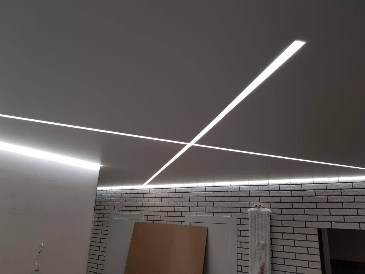 Матовые натяжные потолки 9